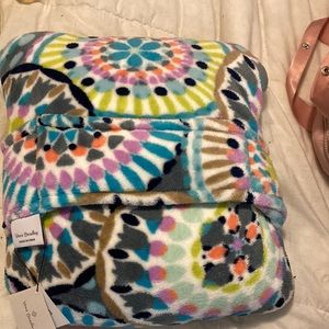 Vera Bradley fleece travel pillow/blanket.